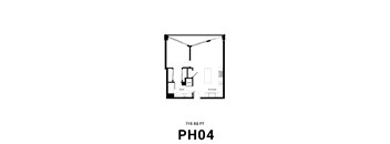 the floor plan  750 sq ft