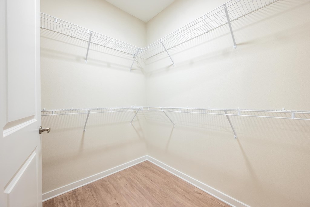 the preserve at ballantyne commons spacious closet with mirrored shelves