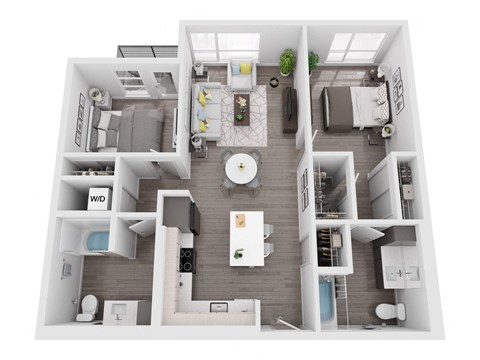 a 2 bedroom192 sq ft floor plan  1190 square feet