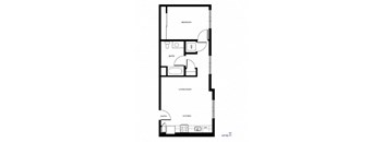 a floor plan of a house with three different floors