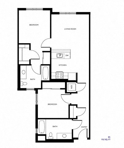 a black and white floor plan of a residence