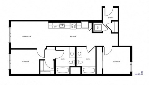 the black and white floor plan of a house royalty free stock illustrations