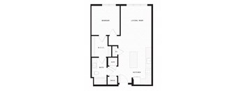 a floor plan of a house with an open floor plan