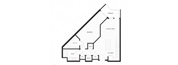 a floor plan of a house with a big