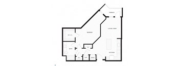 blueprint of 4 bedroom floor plan with attic at theonia residences