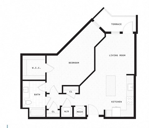 blueprint of 4 bedroom floor plan with attic at theonia residences