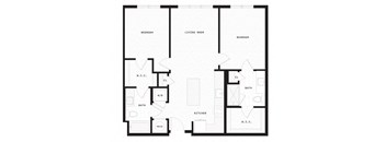 a floor plan of a home with an open floor plan