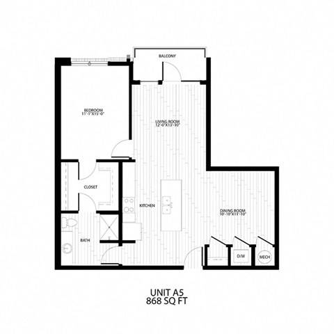 the unit a floor plan  unit a apartments