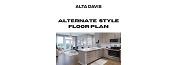 Alternate-Style-Floor-Plan at Alta Davis, Durham, North Carolina