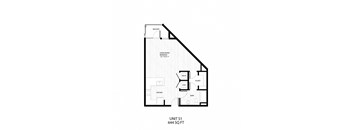 floor plan of the unit plan