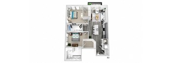 a group of women standing in front of a cyberpunk room