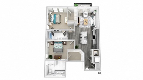 a group of women standing in front of a cyberpunk room