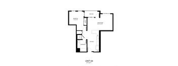 a floor plan of unit a at unit a apartments