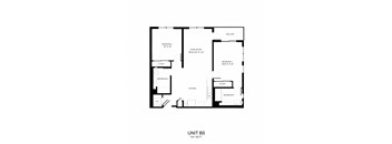 the floor plan of unit 3b