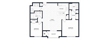 a floor plan of a house with an open floor plan