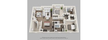 a floor plan of a house with a bedroom