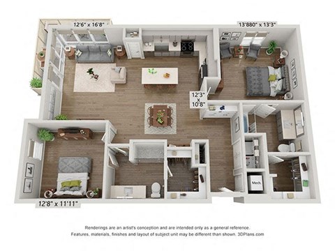 a view of a floor plan of a house