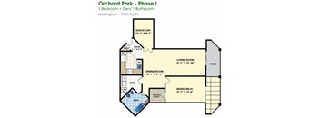 floor plan of the court house apartments