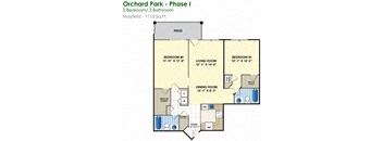 the floor plan of thelorlorious apartments