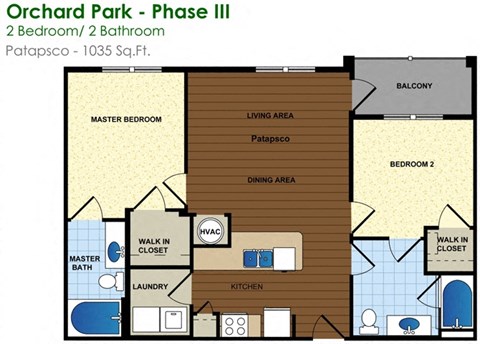 floor plan of the approach to the 2400 sq ft floor plan with bedrooms and baths