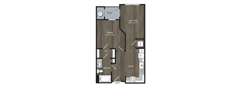 a1 floor plan  studio  503 square feet  the westerly apartments