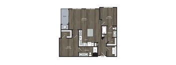 floor plan of a 2100 sq ft roommates