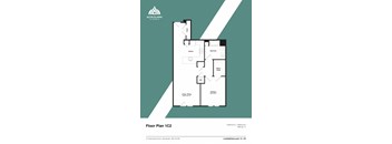 floor plan of a 2 bedroom apartment
