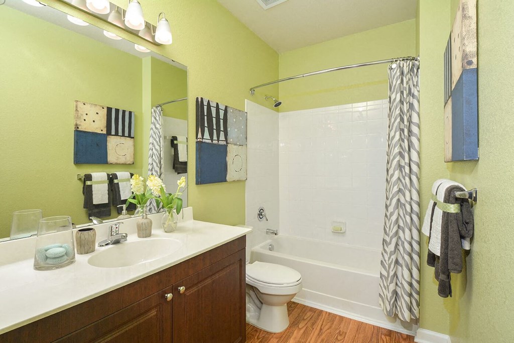 a bathroom with a sink toilet and a shower