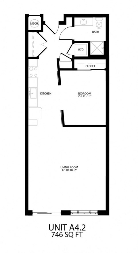 the floor plan of unit a2 is shown with a schematic of the upper floor