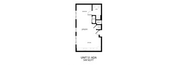 the floor plan of unit