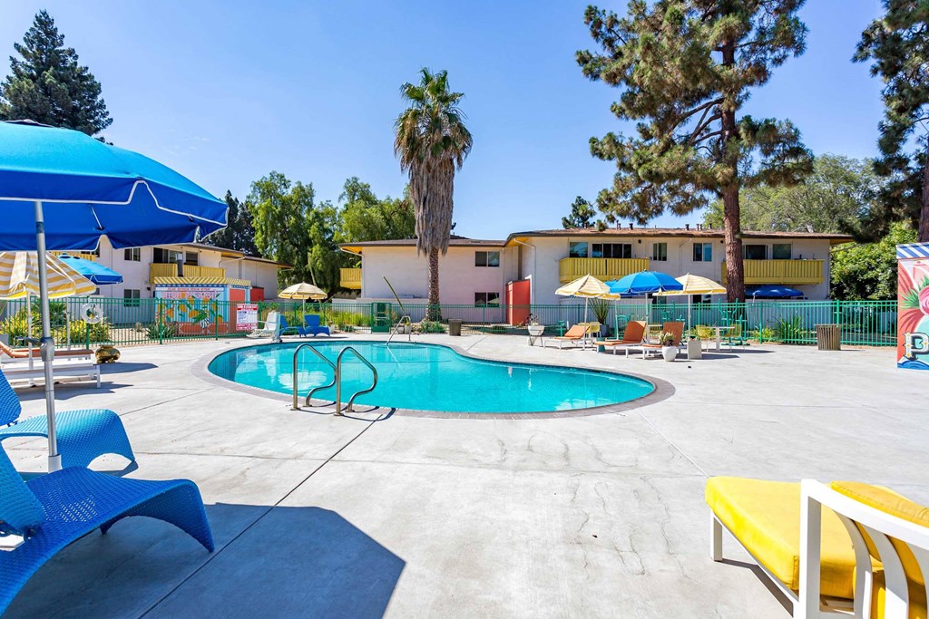 our resort style swimming pool is the centerpiece of our hotel