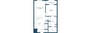 a blueprint of a floor plan of a house