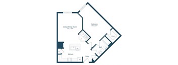 a blueprint of a floor plan of a residence