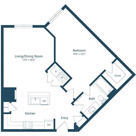 a blueprint of a floor plan of a residence