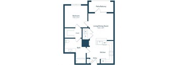 a blueprint of a floor plan of a house