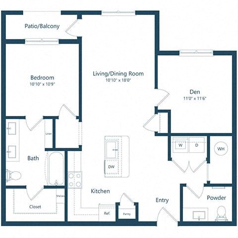 a blueprint of a floor plan of a house