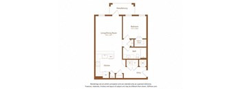 this is the floor plan for a bedroom apartment