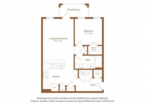 this is the floor plan for a bedroom apartment