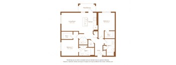 this floor plan is an approximation of a 1125 sq ft floor plan