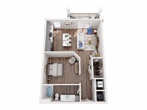 a floor plan of a 1 bedroom192 sqft apartment