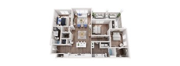 a 2103 sq ft floor plan  1 bedroom