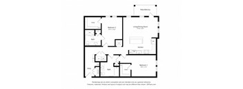 this floor plan is an approximation of the floor plan for a 92 sq ft apartment