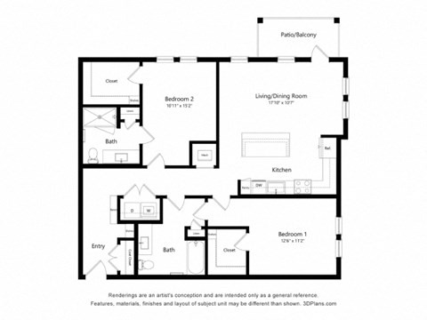 this floor plan is an approximation of the floor plan for a 92 sq ft apartment