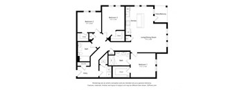 a floor plan of a house with different floors