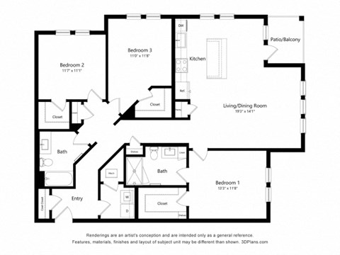 a floor plan of a house with two floors and a staircase
