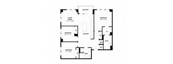 a floor plan of a house with different floors