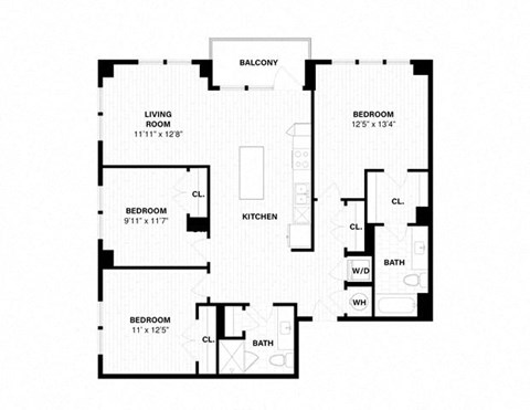 a floor plan of a house with different floors