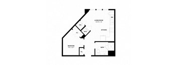 floor plan  1 bedroom floor plan apartments  the residences at sawmill estates