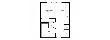 a floor plan of a room with different floors and lines on it