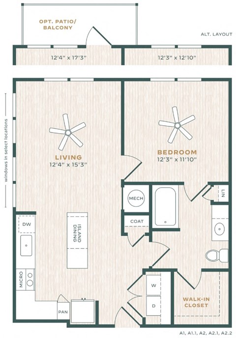 a floor plan of a living room and a bedroom